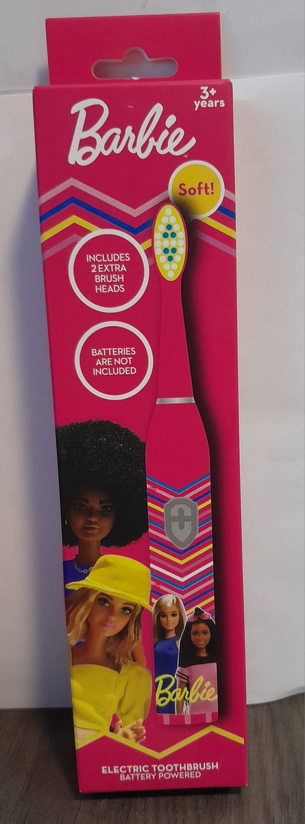 Barbie Elektrische Kinder Tandenborstel Donkerroze Soft