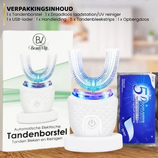 BeautyVlijt Automatische Elektrische Tandenborstel 360° Oplaadbaar