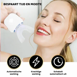 BeautyVlijt Automatische Elektrische Tandenborstel 360° Oplaadbaar