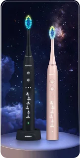 Berdsen Galaxy Duo - set van 2 sonische tandenborstels