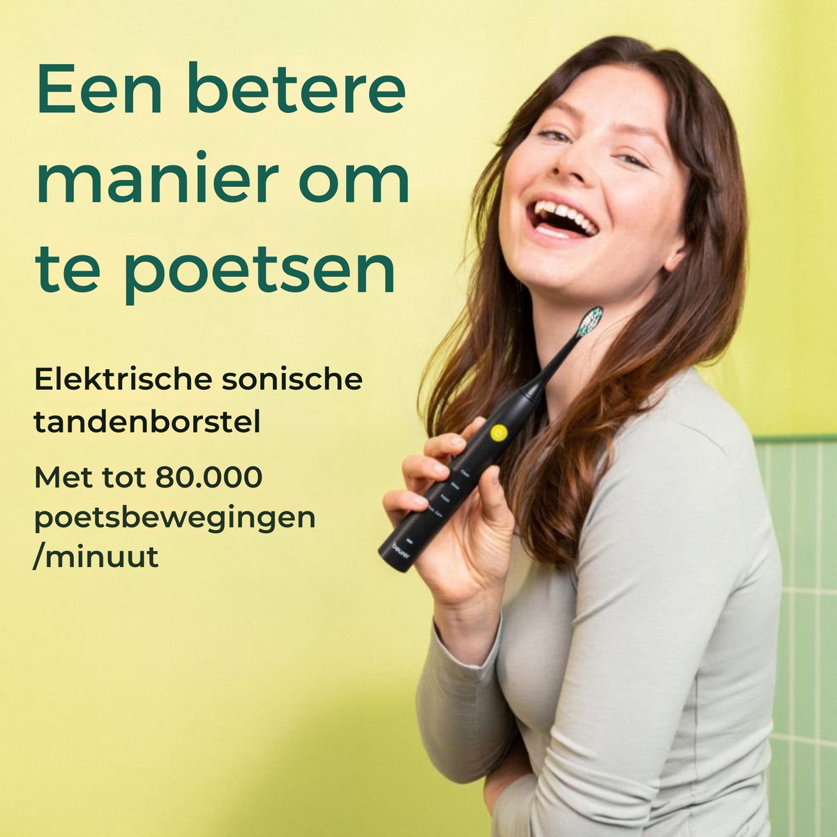 Wat vinden we goed aan de Beurer SC 30 Jet Black Elektrische Sonische Tandenborstel