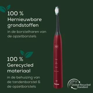 Beurer SC 30 Limited Edition 25 elektrische sonische tandenborstel Bordeaux