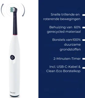 Beurer TB 15 Elektrische tandenborstel Green Planet