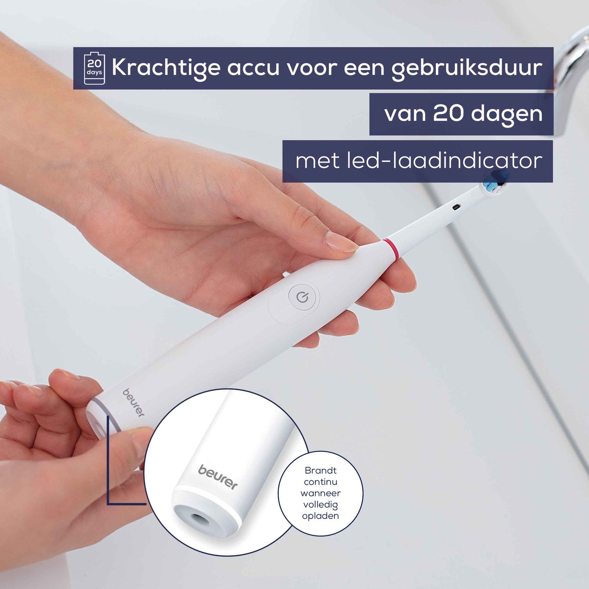 Beurer TB 30 elektrische tandenborstel wit