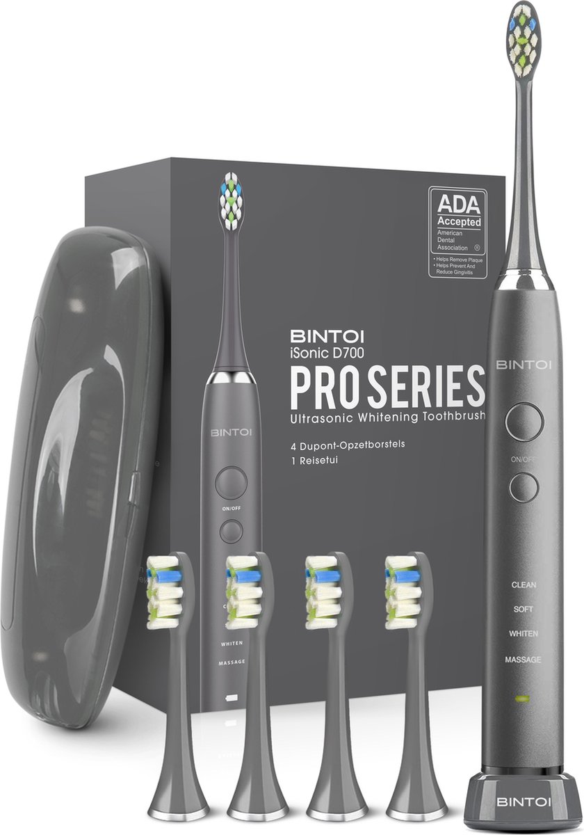 De Bintoi iSonic Pro Series D700 elektrische tandenborstel in één oogopslag