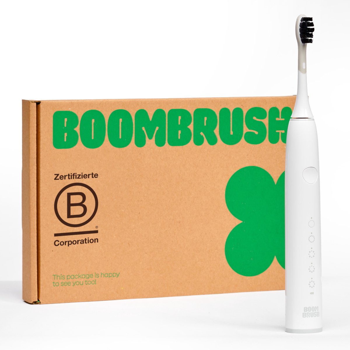 BOOMBRUSH Elektrische Sonische Tandenborstel Wit
