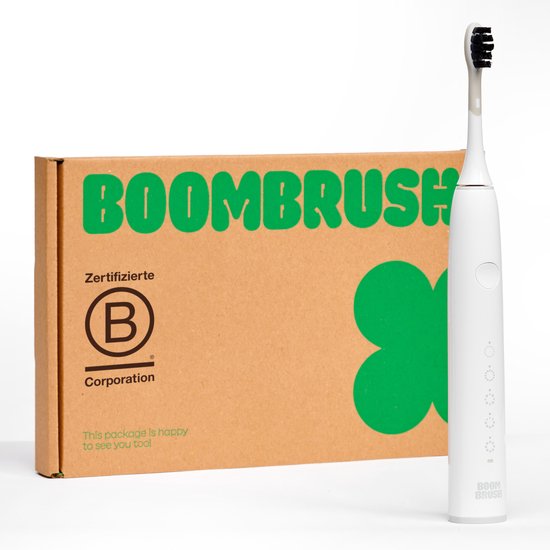BOOMBRUSH Elektrische Sonische Tandenborstel Wit