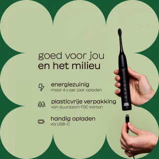 BOOMBRUSH Sonische Elektrische Tandenborstel Duo