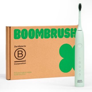 BOOMBRUSH The Start Sage Groen — krachtige, duurzame sonische poetsbeurt