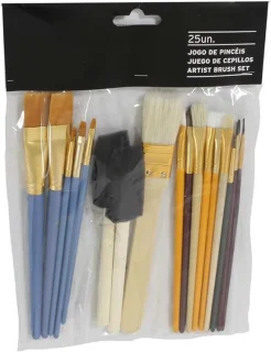 Borstelset 25 stuks
