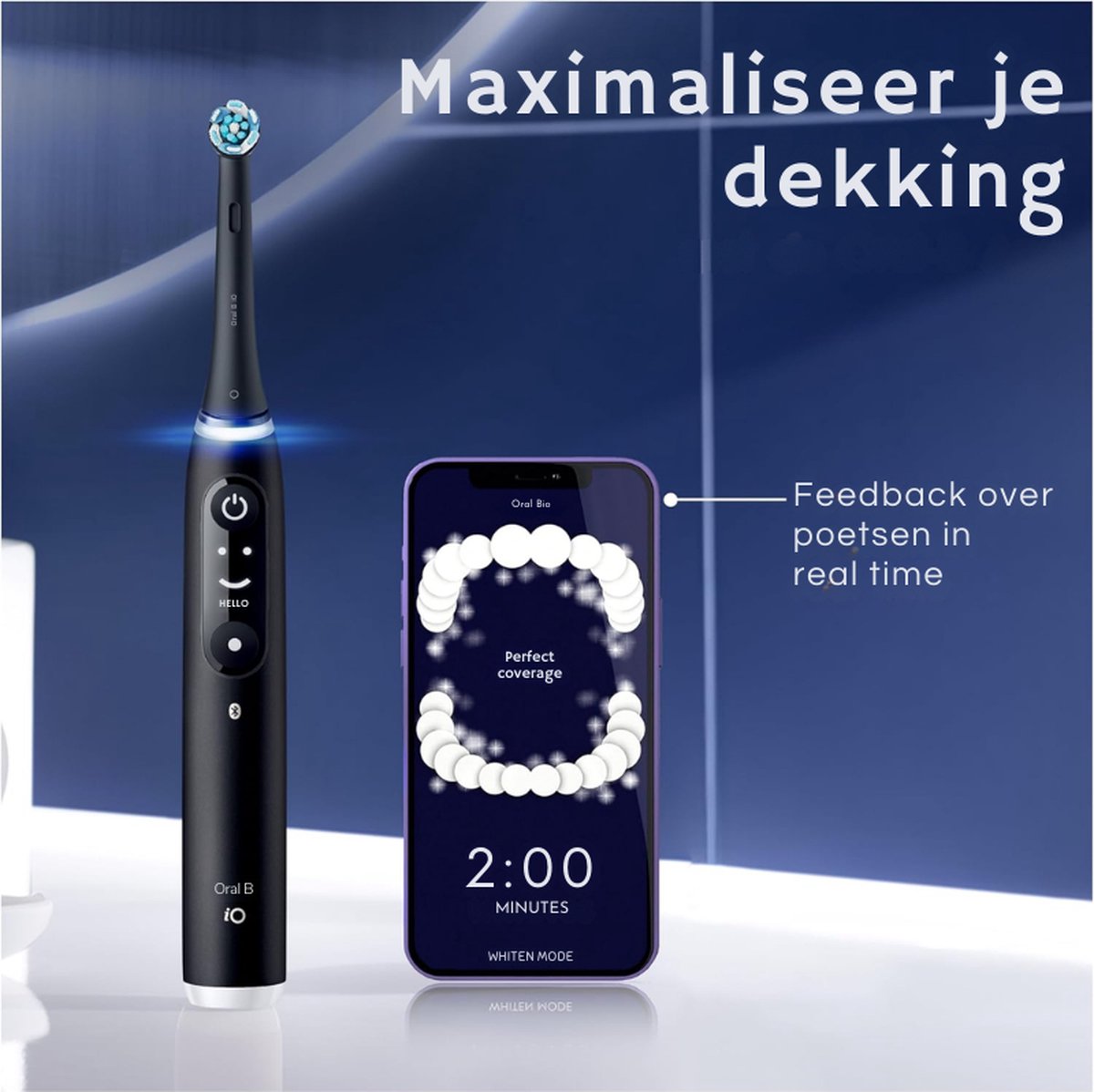 Braun iO Series 6 Plus Elektrische Tandenborstel Zwarte Lava