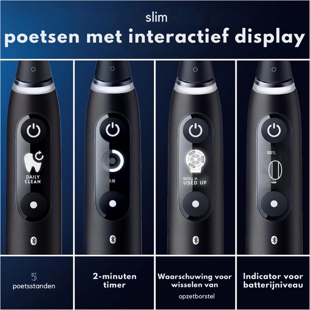 Braun iO Series 6 Plus Elektrische Tandenborstel Zwarte Lava