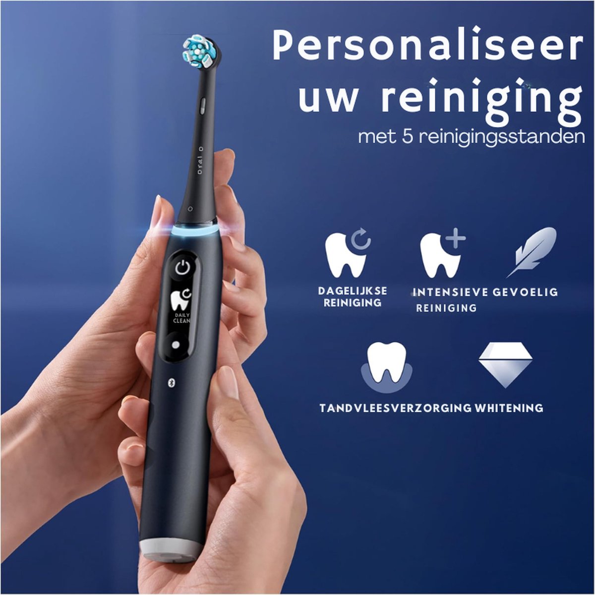 Braun iO Series 6 Plus Elektrische Tandenborstel Zwarte Lava