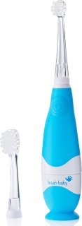 Brush-Baby BabySonic elektrische tandenborstel blauw 0-3 jaar