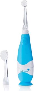 Brush-Baby BabySonic elektrische tandenborstel blauw 0-3 jaar