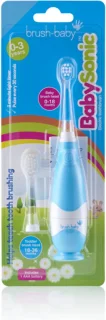 Brush-Baby BabySonic elektrische tandenborstel blauw 0-3 jaar