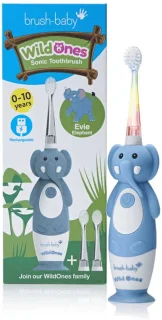 Brush-Baby WildOnes Evie de Olifant Elektrische Kindertandenborstel 0-10 jaar