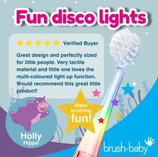 Brush-Baby Wildones Holly Elektrische Kindertandenborstel 0-10 Jaar