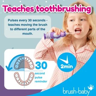 Brush-Baby Wildones Holly Elektrische Kindertandenborstel 0-10 Jaar