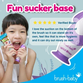 Brush-Baby Wildones Holly Elektrische Kindertandenborstel 0-10 Jaar