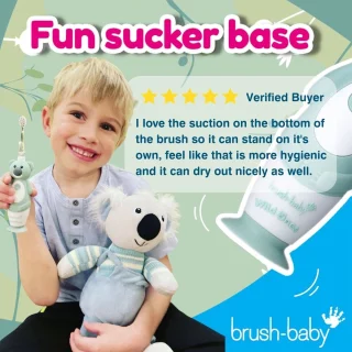 Brush-Baby Wildones Kylie de Koala elektrische tandenborstel 0-10 jaar