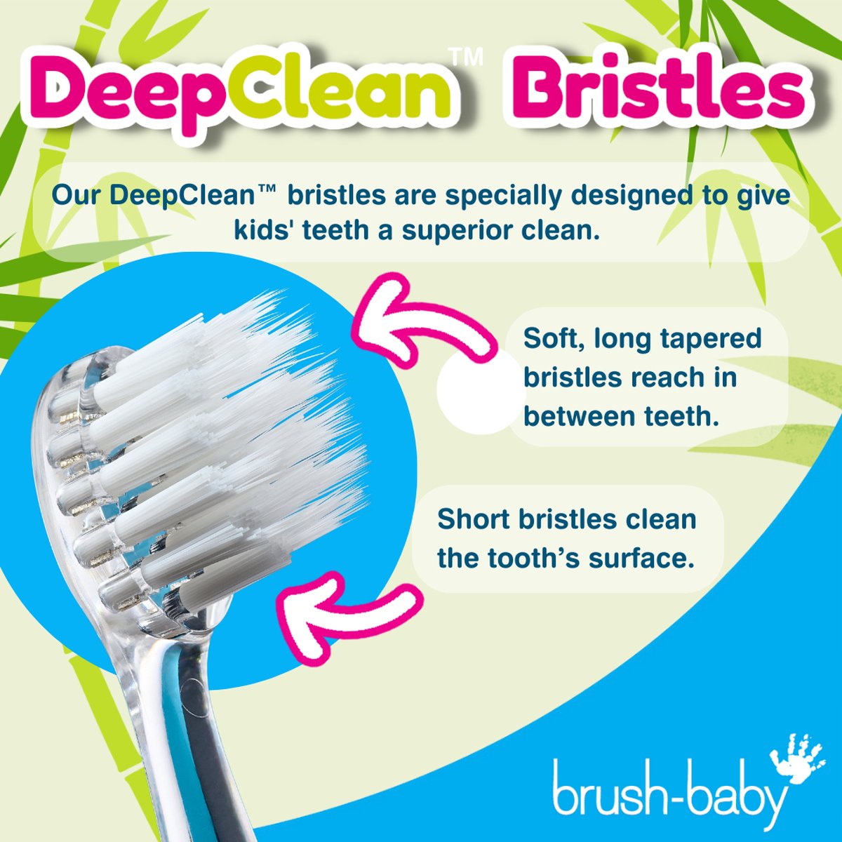 Brush-Baby WildOnes Pan-Pan de Panda elektrisch kindertandenborstel