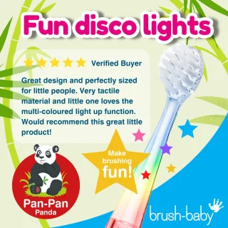 Brush-Baby WildOnes Pan-Pan de Panda elektrisch kindertandenborstel