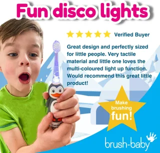 Brush-Baby Wildones Percy de Penguin Elektrische Kindertandenborstel