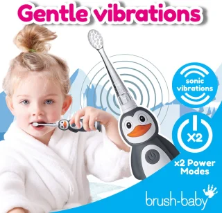 Brush-Baby Wildones Percy de Penguin Elektrische Kindertandenborstel