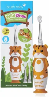 Brush-Baby Wildones Tiger Elektrische Tandenborstel 0-10 Jaar