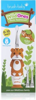 Brush-Baby WildOnes Toby de Tijger Elektrische Kindertandenborstel Set