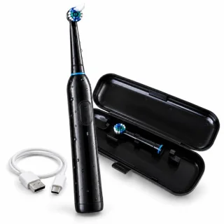 Cheqo® elektrische tandenborstel zwart