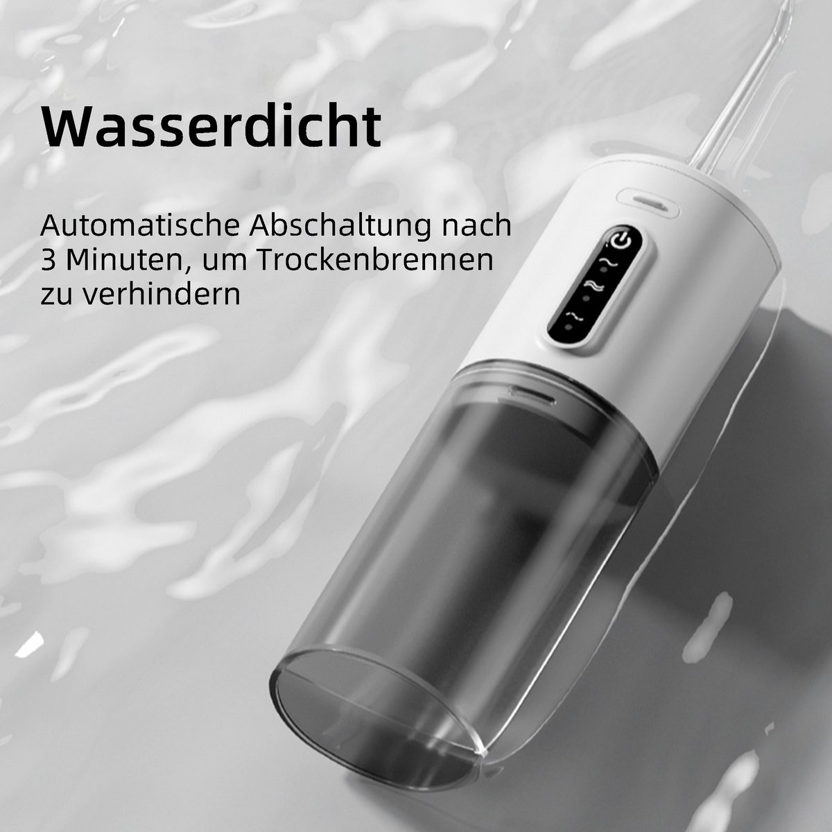 CHIWIN Elektrische Monddouche Water Flosser 9-delig