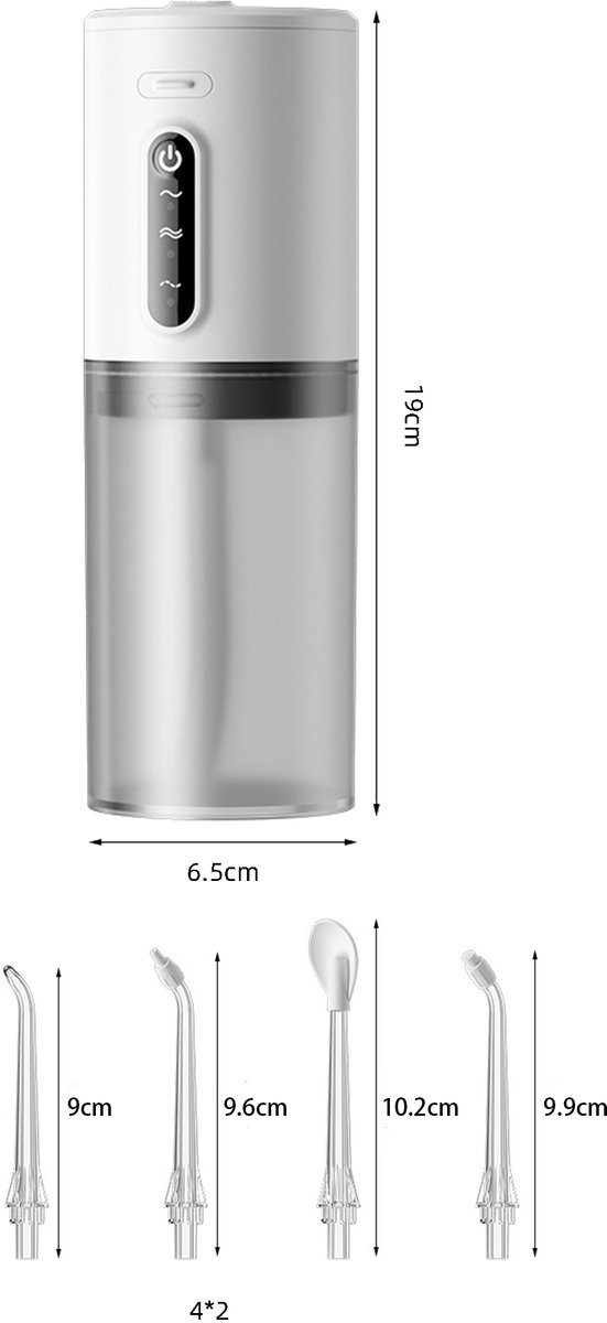 CHIWIN Elektrische Monddouche Water Flosser 9-delig