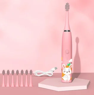 CoolHome Sonic Konijntje Elektrische Kindertandenborstel Roze