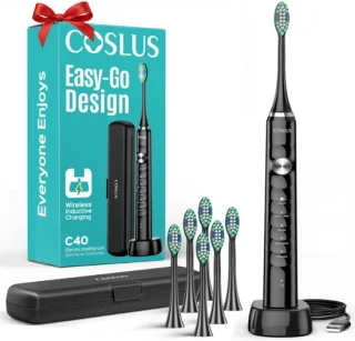 COSLUS Sonic C40 Elektrische Tandenborstel – Zwart