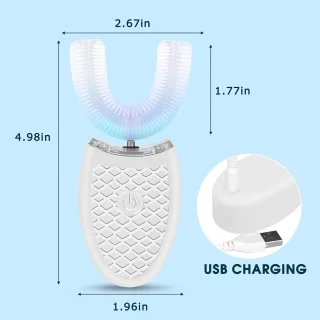 Daity Ultrasone U-vorm elektrische tandenborstel voor volwassenen