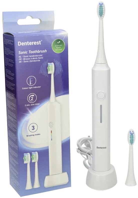 Denterest Sonische Elektrische Tandenborstel Zwart review