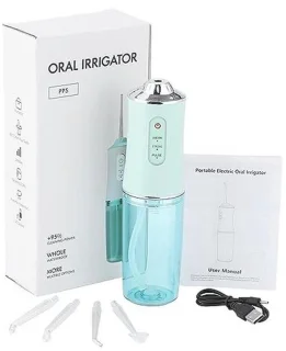 Draadloze elektrische monddouche 220 ml Waterflosser (groen)