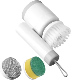 Draadloze elektrische schrobber - wit