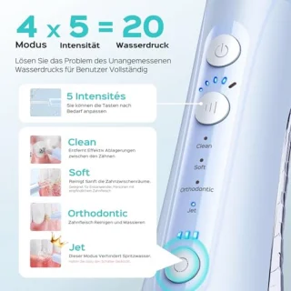 Draadloze monddouche (waterflosser)
