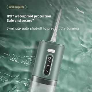 Draagbare draadloze waterflosser IPX7 met 280 ml tank
