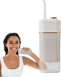Draagbare Waterflosser - Elektrische Irrigator Wit/Blauw