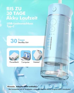 Draagbare waterflosser elektrische monddouche
