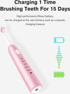 DrPhone Sonic Pro Elektrische Tandenborstel Wit