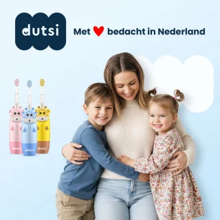 Dutsi Blinky Raf Elektrische kindertandenborstel - Blauw - 0-6 jaar