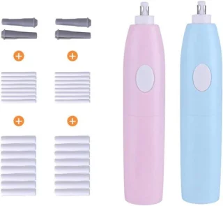 Elektrische Gum - Automatische Gum, 2 stuks Blauw/Roze