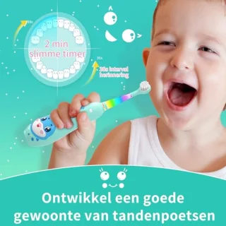 Elektrische kindertandborstel voor peuters 0-6 jaar