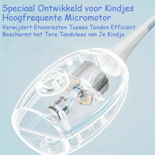 Elektrische Kindertandenborstel 2-6 Jaar Blauw
