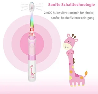 Elektrische Kindertandenborstel 4 Zachte Borstelkoppen